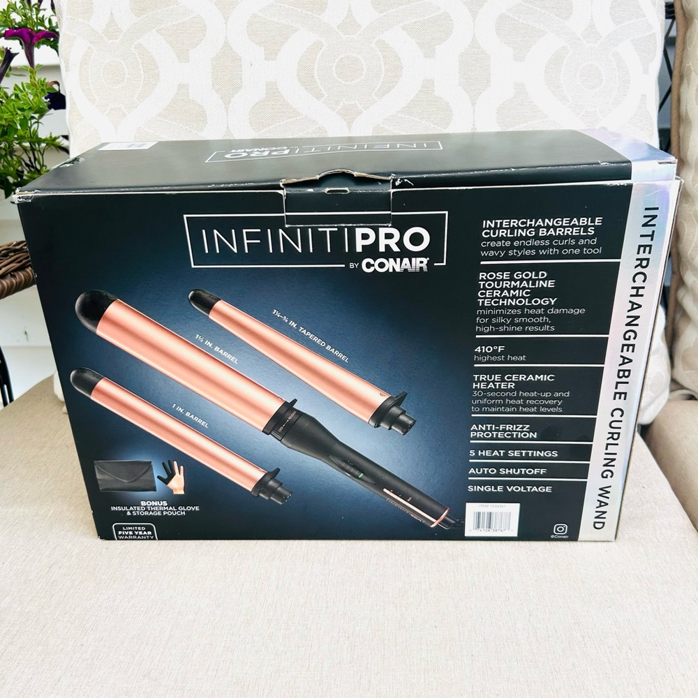 INFINITIPRO by Rose Gold Curling Wand